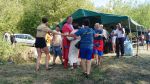 Przystanek we Włęczu na bindudze podczas Festiwalu Wisły