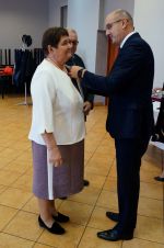 Wręczenie Medalu Pani z czwartej pary