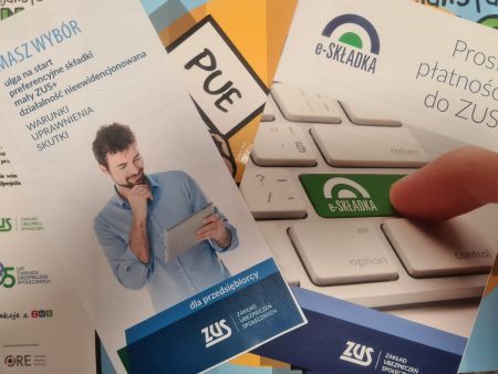 zdjęcie ulotek ZUS