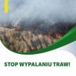 STOP wypalaniu traw plakat
