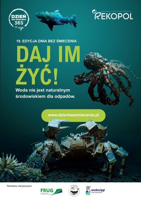 Plakat - 19 edycja Dzia Bez Śmiecenia 2025