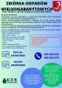 Plakat - Zbiórka odpadów wielkogabarytowych oraz sprzętu elektrycznego i elektronicznego