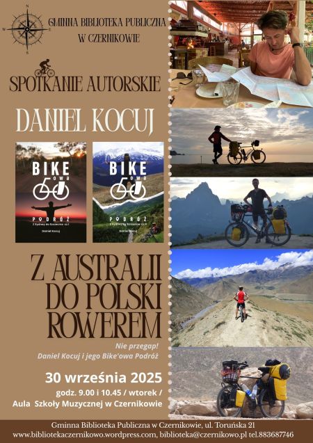 Spotkanie autorskie z Danielem Kocuj - Plakat