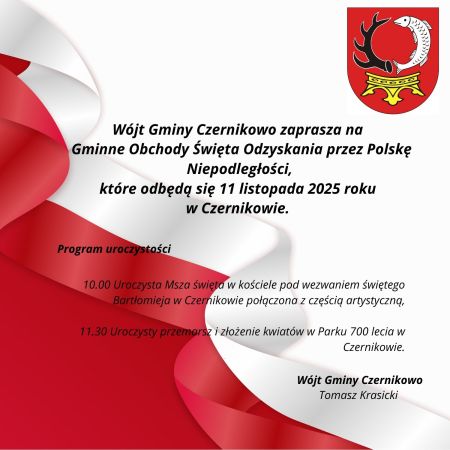 Gminne Obchody Swieta Odzyskania przez Polske Niepodleglosci