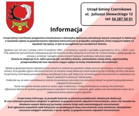 Informacja - Plakat