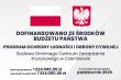 Tabliczka Dofinansowano ze Środków Budżetu Państwa - Budowa Gminnego Centrum Zarządzania Kryzysowego w Czernikowie