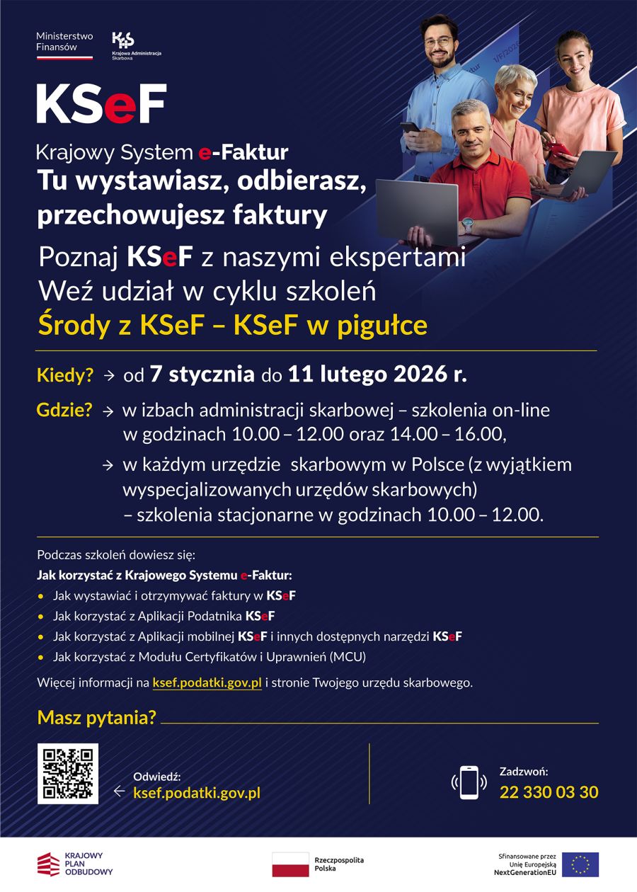 Plakat - Środy z Ksef
