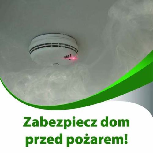 Plakat - Zabezpiecz dom przed pożarem