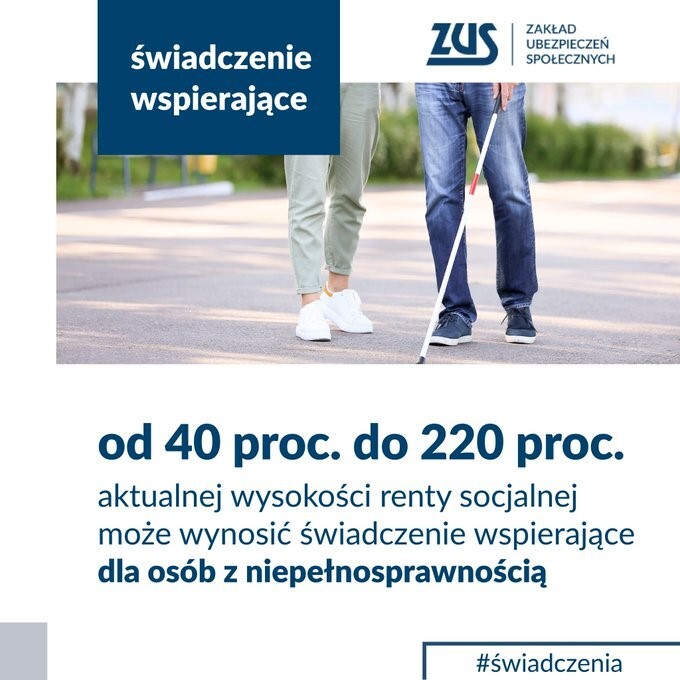Grafika - świadczenie wspierające