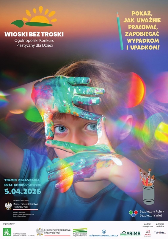 Wioski bez troski! - plakat konkursu