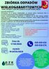 Plakat - Zbiórka odpadów wielkogabarytowych oraz sprzętu elektrycznego i elektronicznego