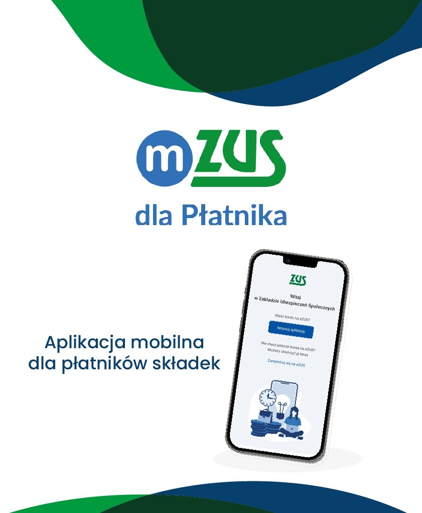 mZUS płatnik zus grafika aplikacji
