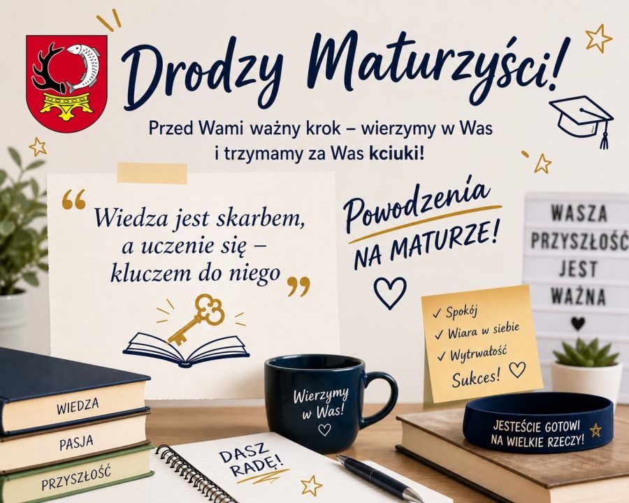 Plakat - Drodzy Maturzyści