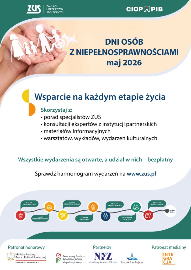 Dni Osóby z Niepełnosprawnościami - plakat