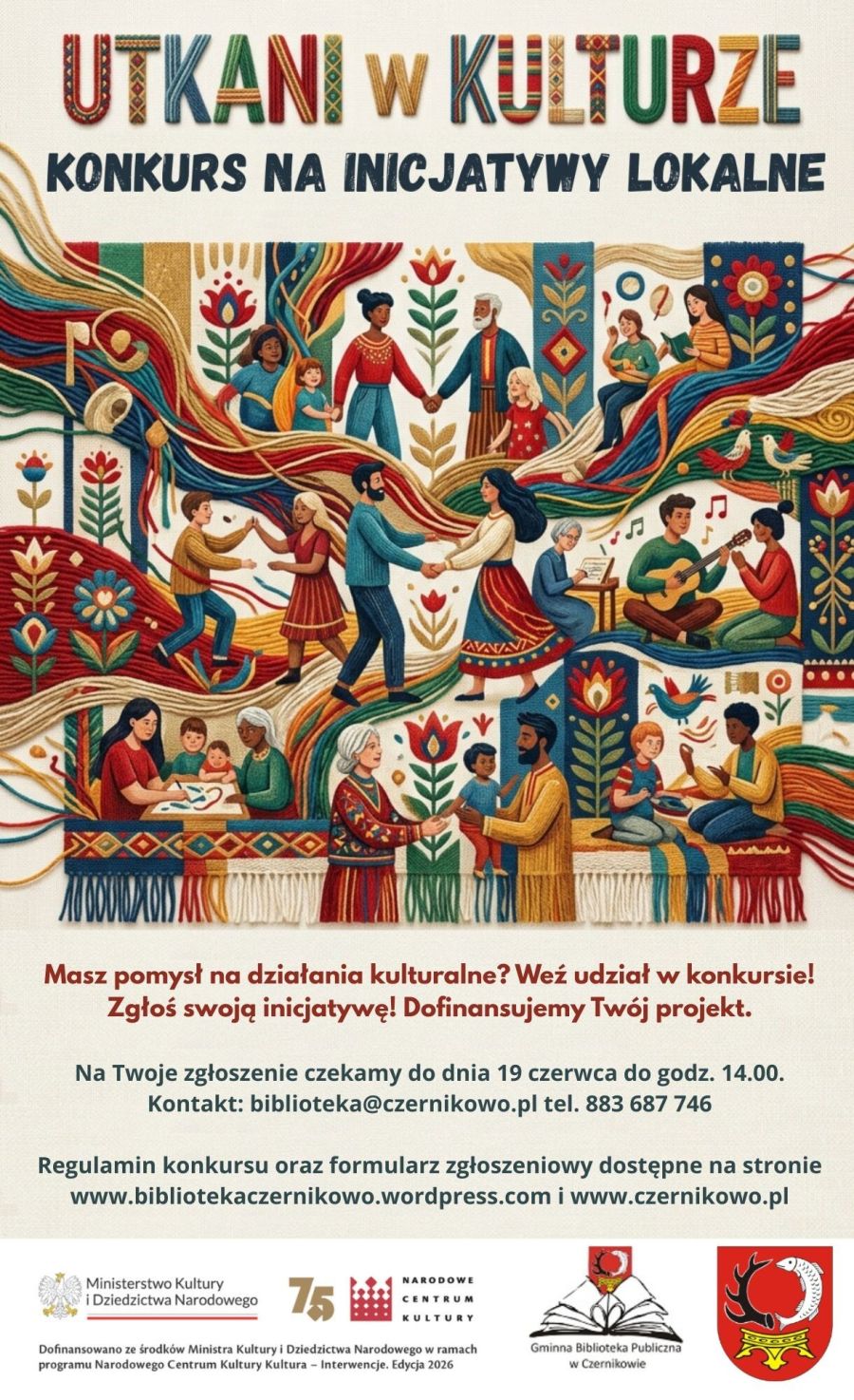 Plakat - Konkurs „Utkani w kulturze”