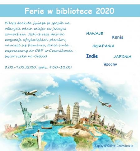 Ferie w bibliotece 2020