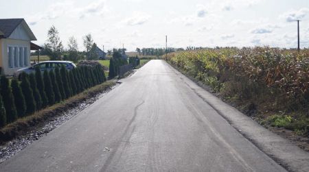 Modernizacja drogi w miejscowości Steklinek