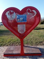 Serce na terenie Parku 700 Lecia w Czernikowie