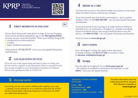 Ulotka informacyjna EN