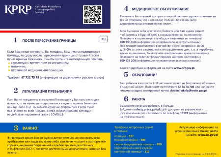 Ulotka informacyjna RU