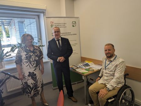 na zdjęciu Aleksandra Gierej - Dyrektor Kujawsko-Pomorskiego Oddziału Państwowego Funduszu Rehabilitacji Osób...