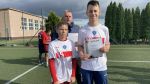 Wręczanie dyplomu SP Steklin za zajęcie 2 miejsca