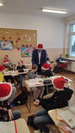 Mikołaja w postaci Wójta Gminy Czernikowo z Uczniami zdjęcie 1