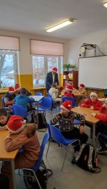 Mikołaja w postaci Wójta Gminy Czernikowo z Uczniami zdjęcie 3