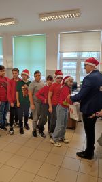 Mikołaja w postaci Wójta Gminy Czernikowo z Uczniami zdjęcie 35