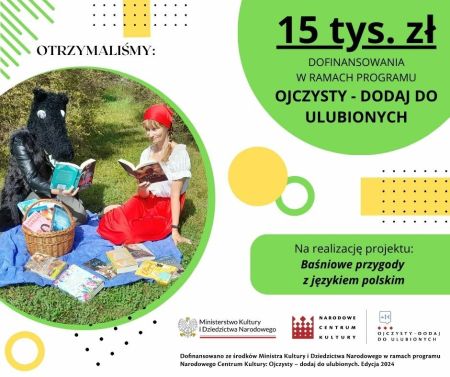 Plakat Baśniowe przygody z językiem polskim