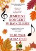 Plakat - Jesienny Koncert w Bajkolesie