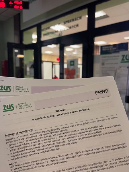 ZUS wniosek o rentę wdowią