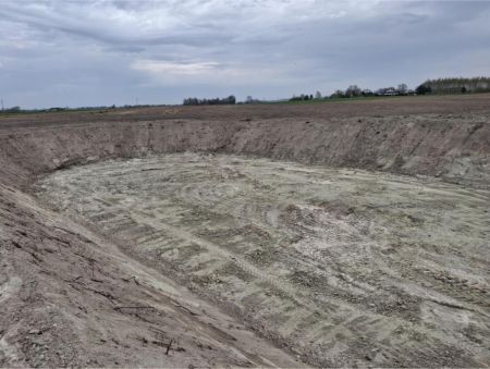 Budowa otwartego zbiornika retencyjnego w obrębie ewidencyjnym Kiełpiny