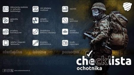 checklista ochotnika
