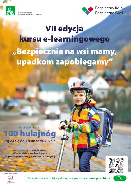 Plakat kursu e-learningowego 2025