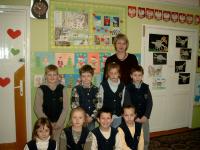 Najlepsi czytelnicy z kl.II w roku szkolnym 2007/2008