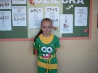 Julia Wasilewska z kl. I w roku szkolnym 2007/2008