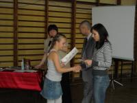 Julia Wasilewska z kl. II w roku szkolnym 2008/2009