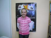 Julia Wasilewska z klasy III w roku szkolnym 2009/2010