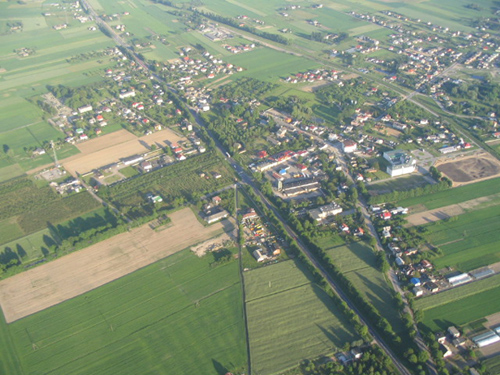 Czernikowo - widok z lotu ptaka.