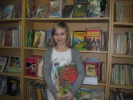 Aleksandra Paurowska z klasy II w roku szkolnym 2012/2013