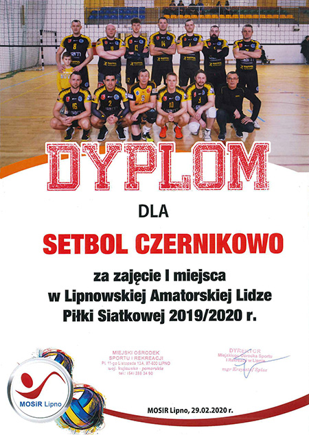 Setbol Czernikowo wygrywa ligę