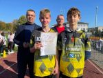 Zawody gminne w sztafetowych biegach przełajowych