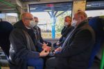 Przejazd pierwszego po przywróceniu połączenia pociągu Toruń-Sierpc, fot. Mikołaj Kuras dla UMWKP