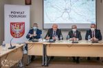 2022-01-17 Spotkanie dot. linii kolejowej Toruń-Czernikowo. Fot. Agnieszka Niwińska, Starostwo Powiatowe w Toruniu